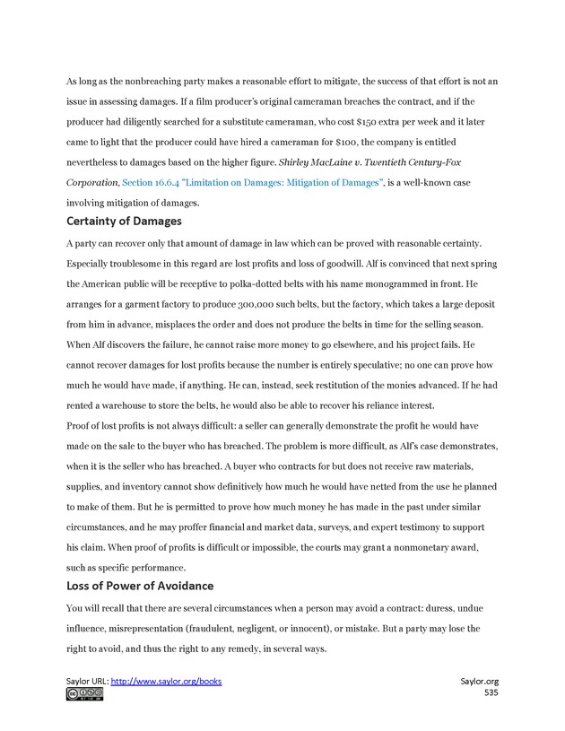 Business Law and the Legal Environment - Page 535